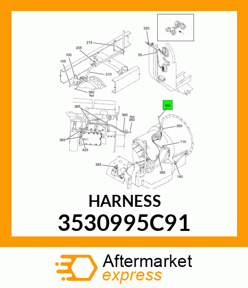 HARNESS 3530995C91