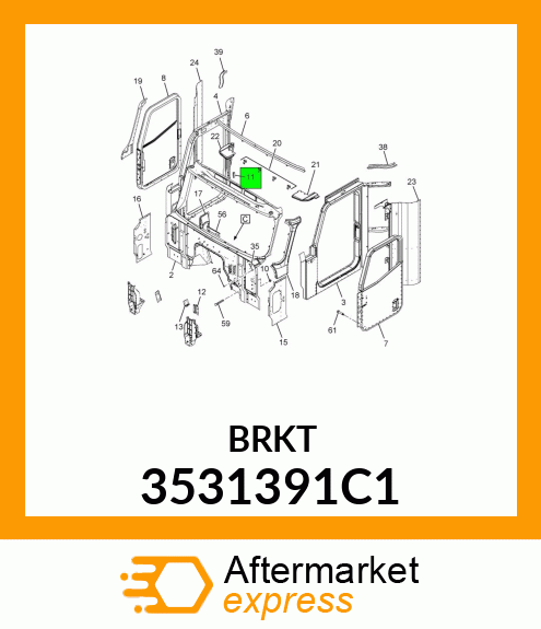 BRKT 3531391C1