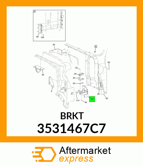 BRKT 3531467C7