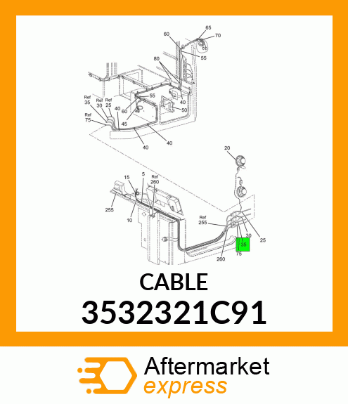 CABLE 3532321C91