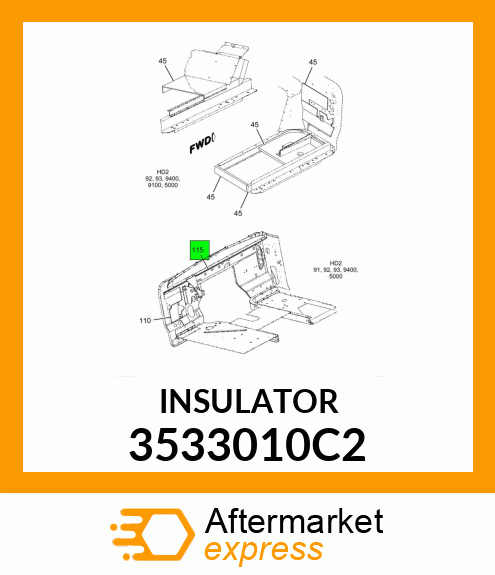 INSULATOR 3533010C2