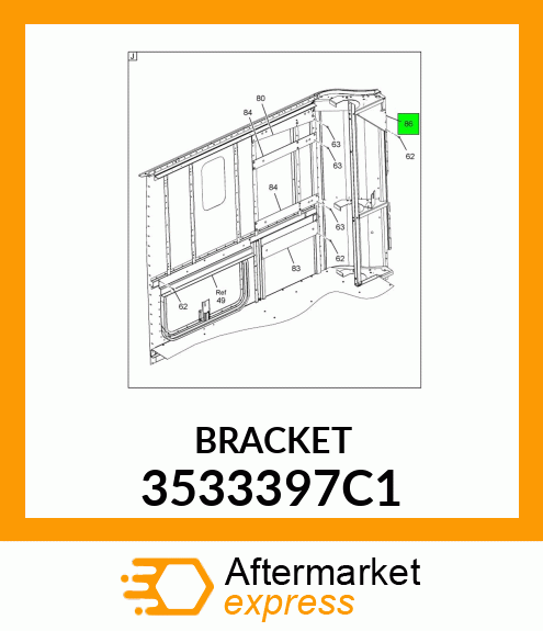 BRACKET 3533397C1