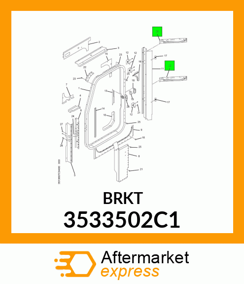 BRKT 3533502C1