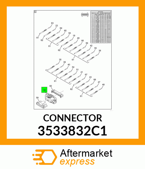 CONNECTOR 3533832C1