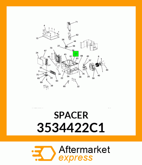 SPACER 3534422C1