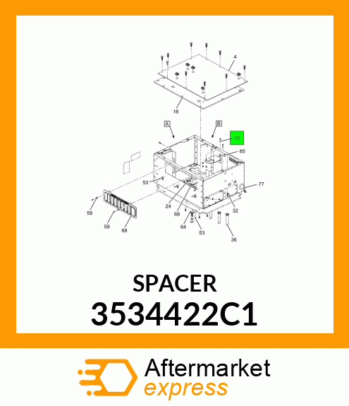 SPACER 3534422C1