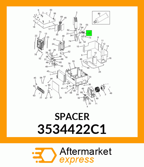 SPACER 3534422C1