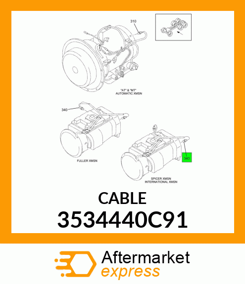 CABLE 3534440C91