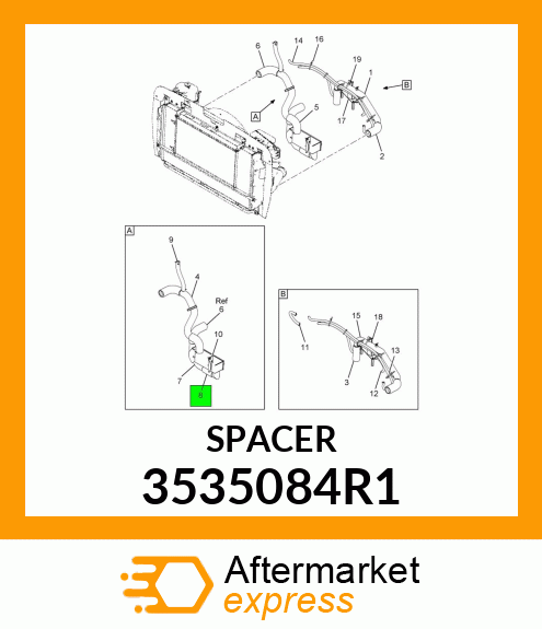 SPACER 3535084R1