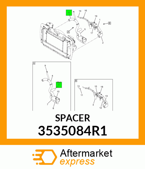 SPACER 3535084R1