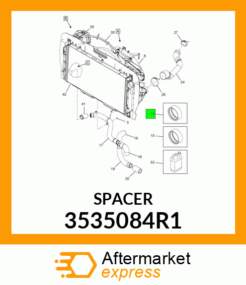 SPACER 3535084R1