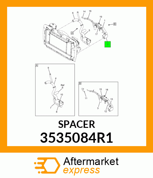 SPACER 3535084R1