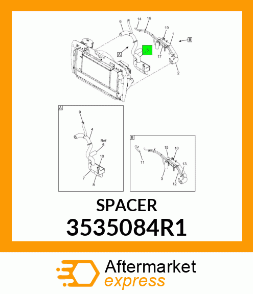 SPACER 3535084R1