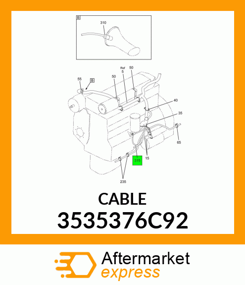 CABLE 3535376C92