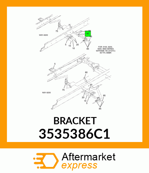 BRACKET 3535386C1