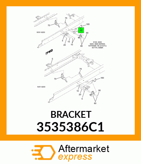 BRACKET 3535386C1