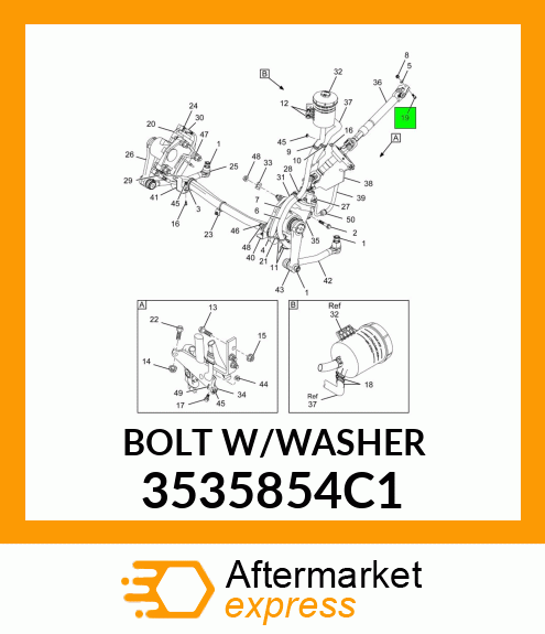 BOLT_W/WSHR 3535854C1