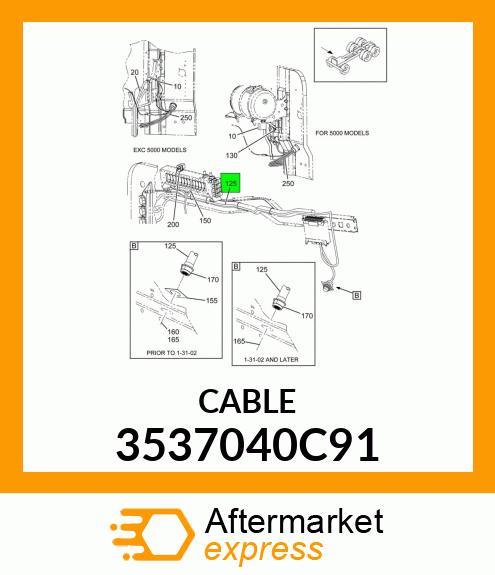 CABLE 3537040C91