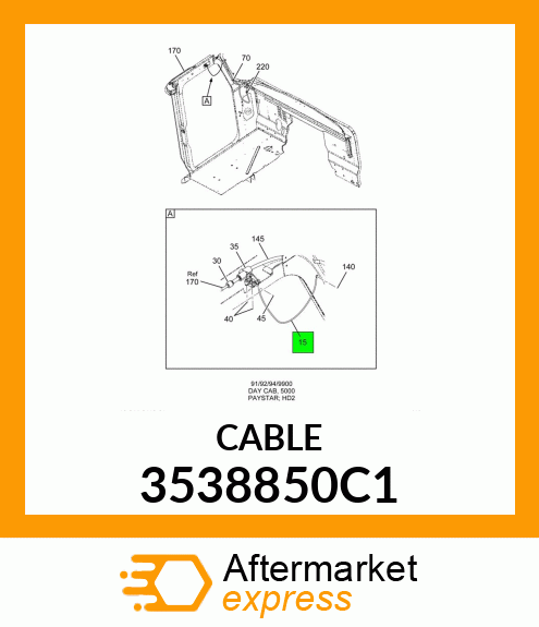 CABLE 3538850C1