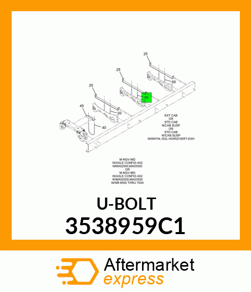 U-BOLT 3538959C1