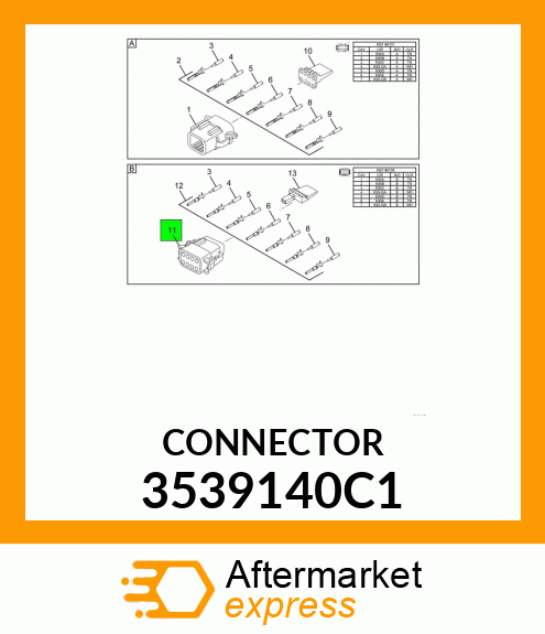 CONNECTOR 3539140C1