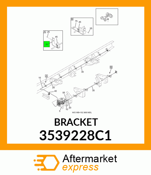 BRACKET 3539228C1