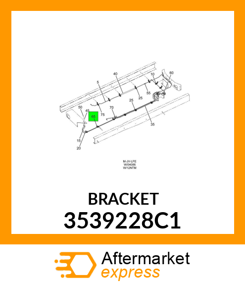 BRACKET 3539228C1