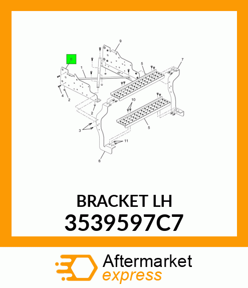 BRACKET_LH 3539597C7