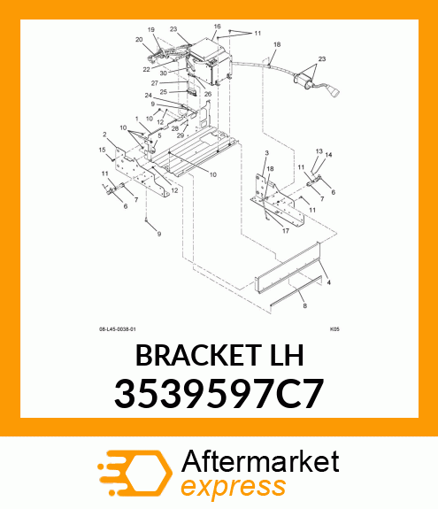 BRACKET_LH 3539597C7