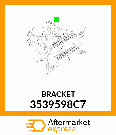 BRACKET 3539598C7