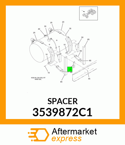 SPACER 3539872C1