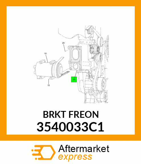 BRKTFREON 3540033C1