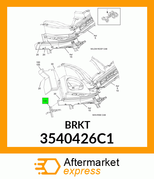 BRKT 3540426C1