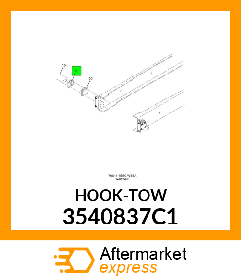 HOOK-TOW 3540837C1