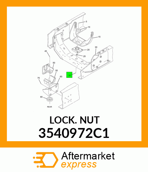 LOCKNUT 3540972C1