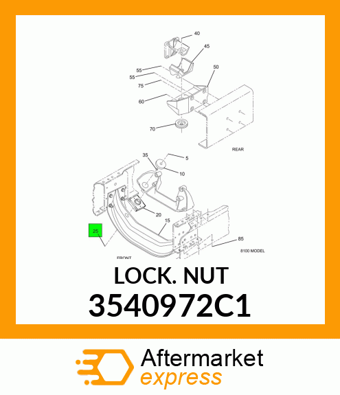 LOCKNUT 3540972C1