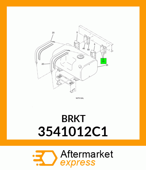 BRKT 3541012C1