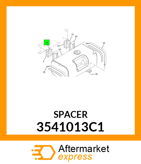 SPACER 3541013C1