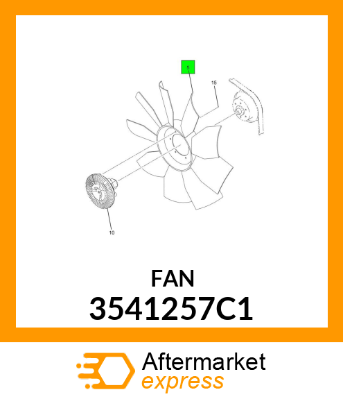 FAN ENGINE COOLING 28IN DIAMET 3541257C1