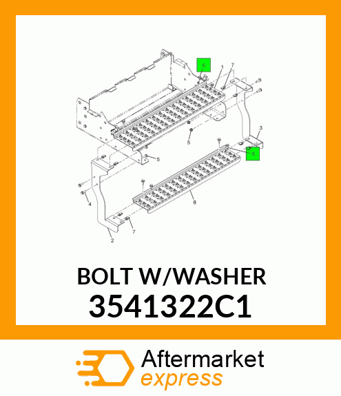 BOLTW/WASHER 3541322C1