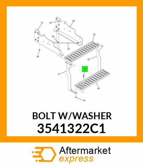 BOLTW/WASHER 3541322C1