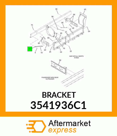 BRACKET 3541936C1