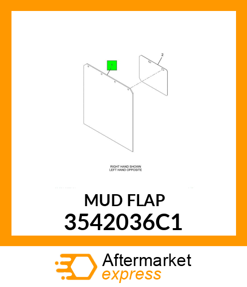 MUDFLAP 3542036C1