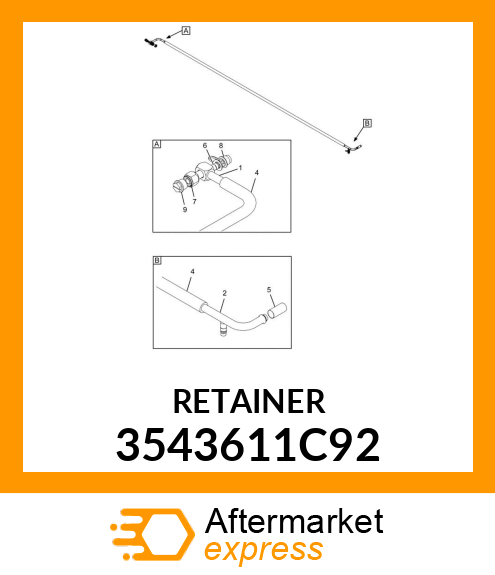 RETAINER 3543611C92