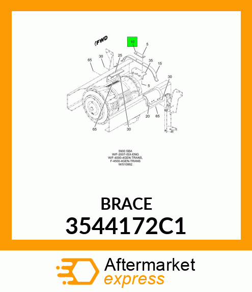 BRACE 3544172C1