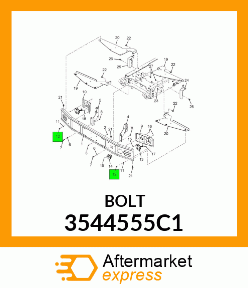 BOLT 3544555C1