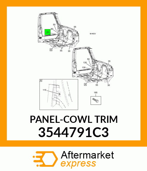 PANEL-COWL_TRIM 3544791C3