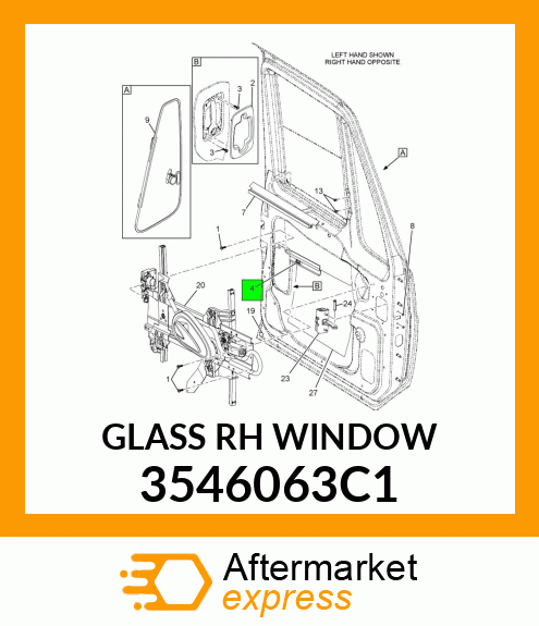 GLASSRHWINDOW 3546063C1