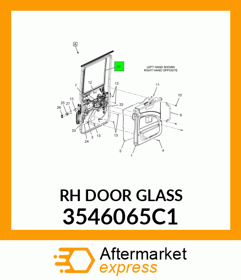 RH_DOOR_GLASS 3546065C1