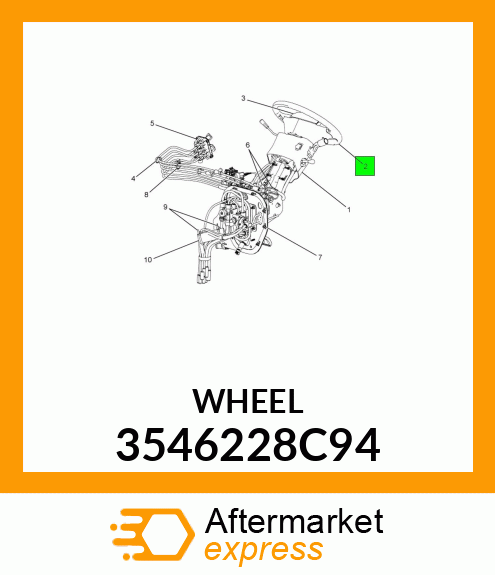 WHEEL 3546228C94